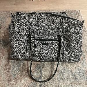 Vera Bradley Black and White Travel Bag
